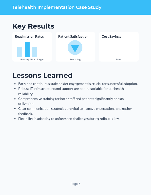 Telehealth Implementation for Rural Hospitals